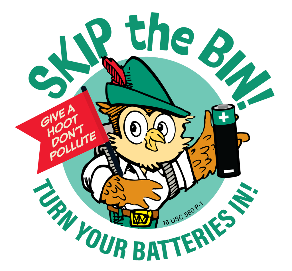 NWRA Woodsy Owl - Skip The Bin Logo